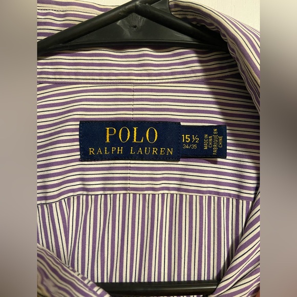 Men’s Purple Ralph Lauren Button Down - Picture 6 of 7